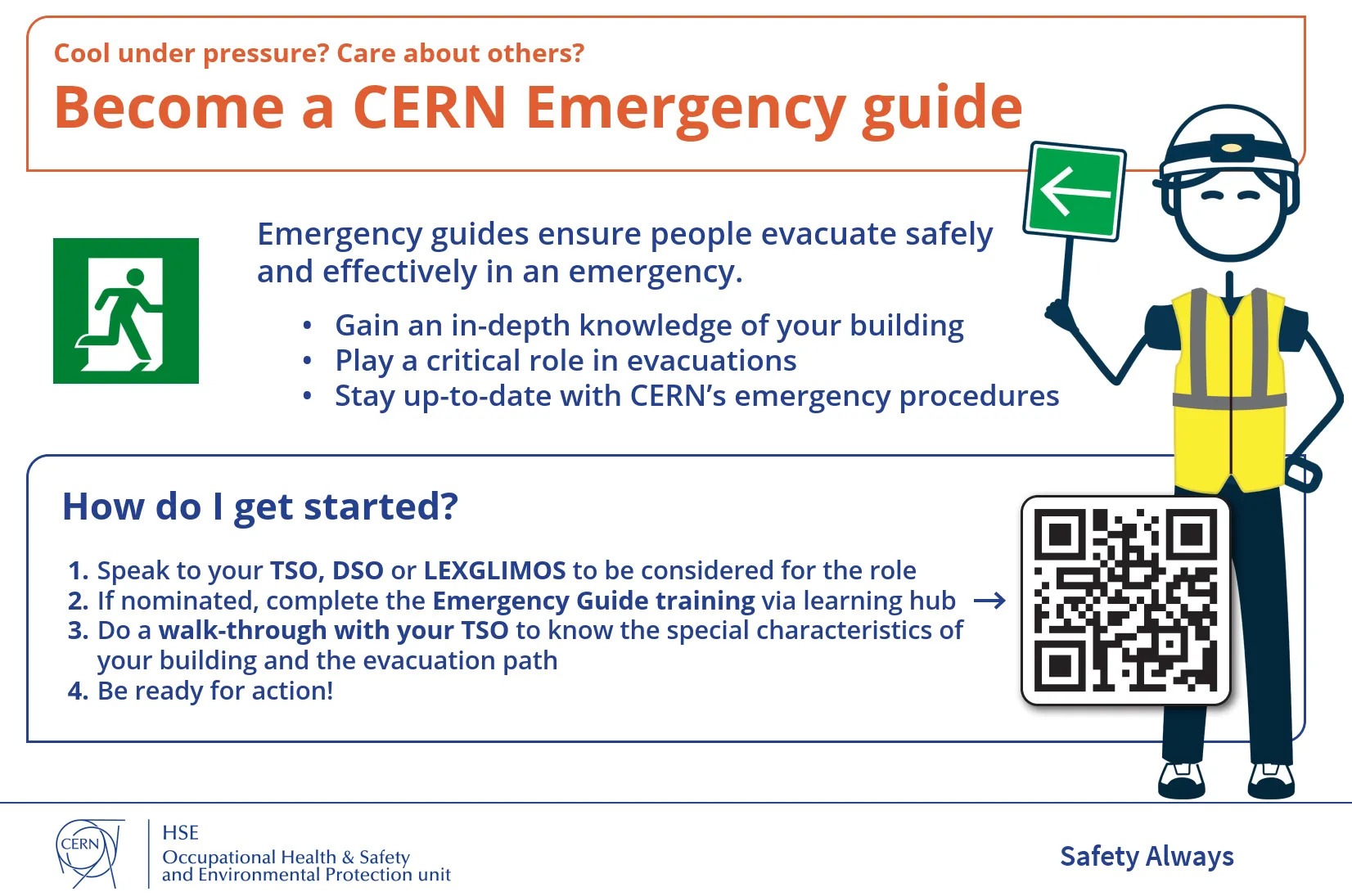 Do you want to contribute for a SAFE evacuation of your building?