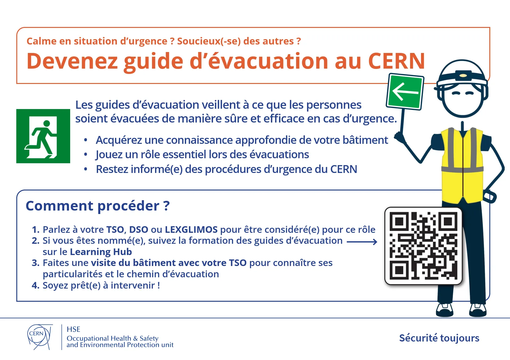 Voulez-vous contribuer à une évacuation en TOUTE SÉCURITÉ de votre bâtiment ?