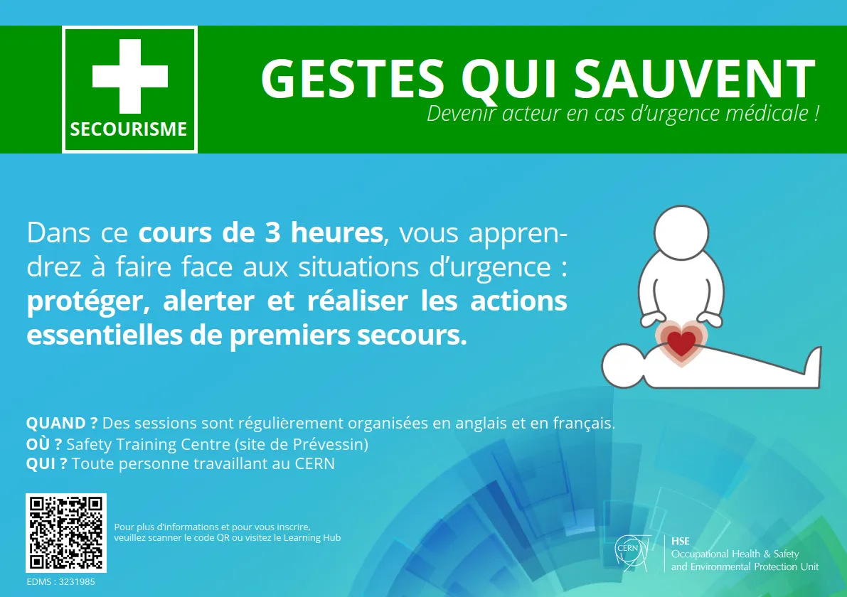 Appel à l’action pour sauver des vies – 1er intervenant